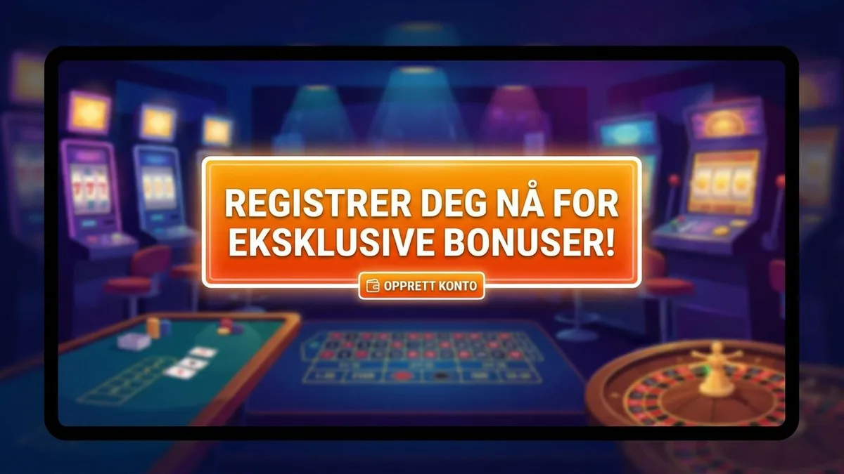 Registrer deg med bonus